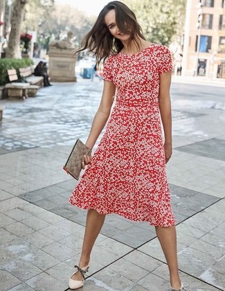 Midi Dress with Pumps Outfits: 