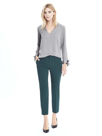 Panelled Skinny Trousers