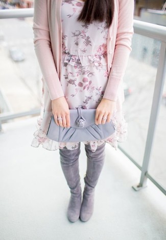 Pink Cardigan Outfits For Women: 