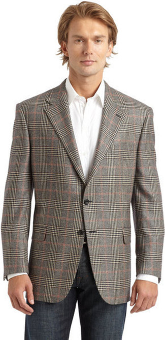 Cape Effect Prince Of Wales Check Blazer