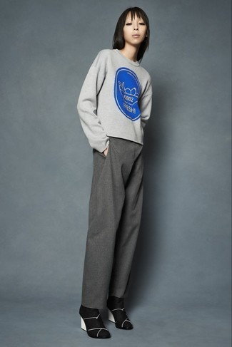 Oversize Cotton French Terry Sweatpants