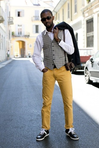 Yellow High Trousers