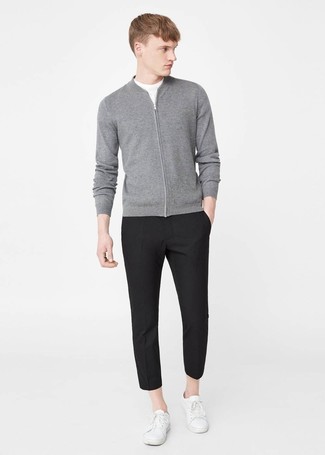 Hugo Boss BOSS Mens Scavo Reversible Full Zip Sweater