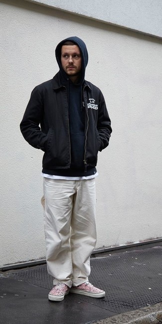 Black Quilted Technical Jacket