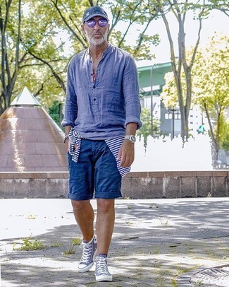 Violet Sunglasses Outfits For Men After 50: 