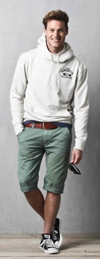 How to Wear Dark Green Shorts (45 looks) | Men's Fashion