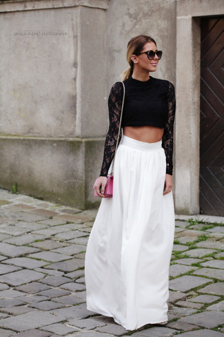 White Maxi Skirt Outfits: 