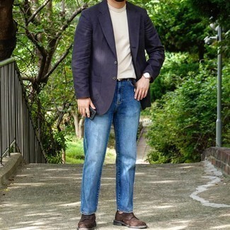 Brown Suede Brogues Outfits: 