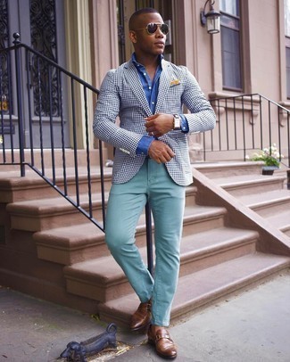 Mint Jeans Outfits For Men: 