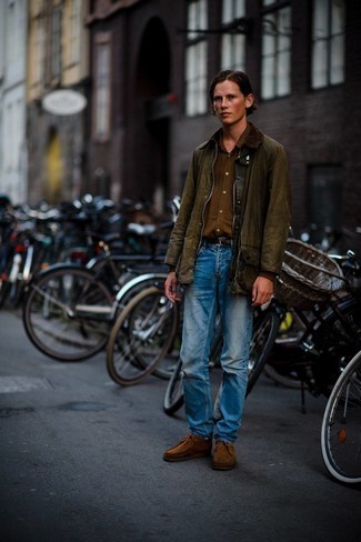 Blue Jeans Outfits For Men: 