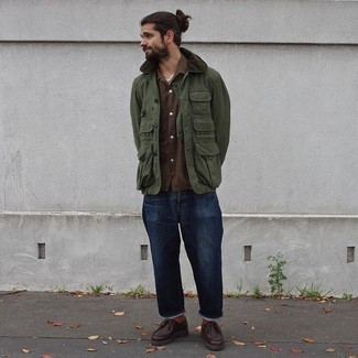 Olive Barn Jacket Outfits: 