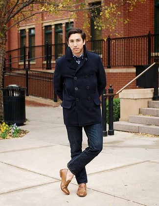 Black Bow-tie Chill Weather Outfits For Men: 
