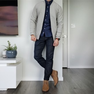 Tan Suede Desert Boots Outfits: 