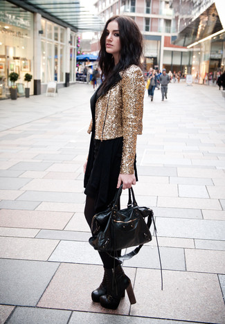 Sequin Outerwear Outfits For Women: 