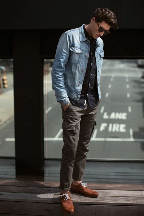 How to Wear a Light Blue Denim Jacket (42 looks) | Men&39s Fashion