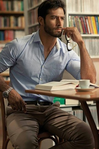 Desk To Dinner Slim Fit Gingham Check Stretch Cotton Dress Shirt In Fleetwood Check At Nordstrom