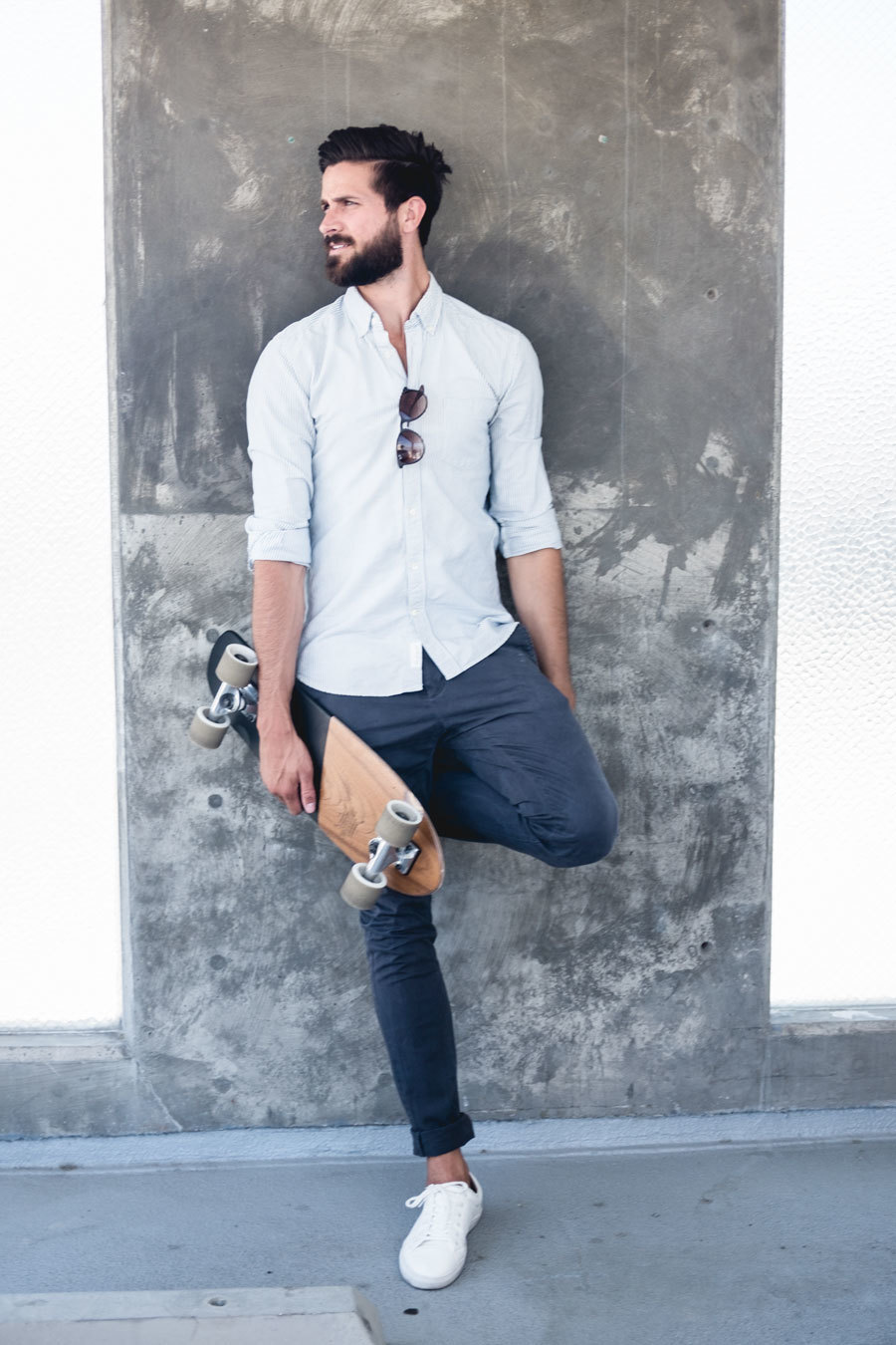 Navy Blue Chinos With White Shirt | vlr.eng.br