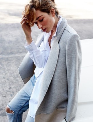 White Dress Shirt Outfits For Women: 