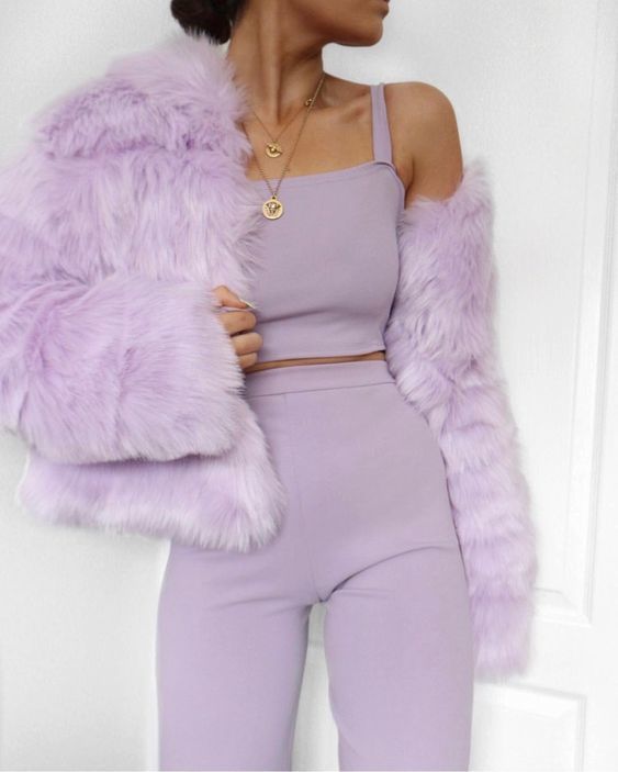 https://cdn.lookastic.com/looks/light-violet-fur-jacket-light-violet-cropped-top-light-violet-wide-leg-pants-original-35389.jpg