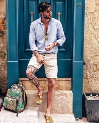 Yellow Sunglasses Outfits For Men: 