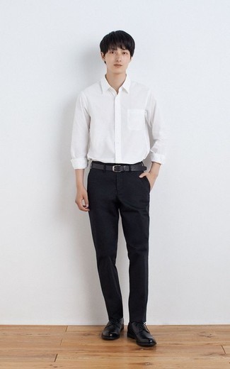 Slim Fit Chinos With Stretch In Black