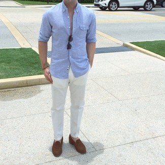 Valentino Long Sleeve Linen Shirt