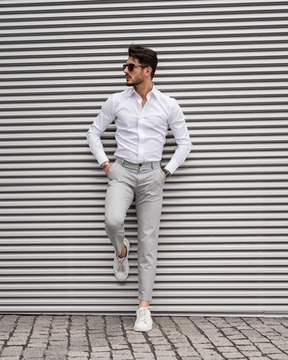 What To Shoes Wear With Light Grey Trousers? Visual Shoe Color Coordination  Guide - | Grey trousers, Grey suit shoes, Light grey suit men