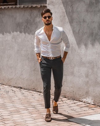 Smart Chino In Charcoal