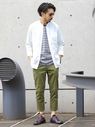 Mid Rise Tapered Chino Trousers