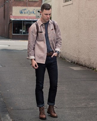 Dark Brown Leather Backpack Outfits For Men In Their 20s (64 ideas ...