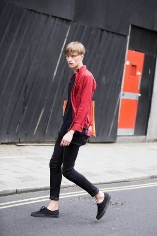 Fashion Shirts Longsleeves Only Longsleeve red casual look 