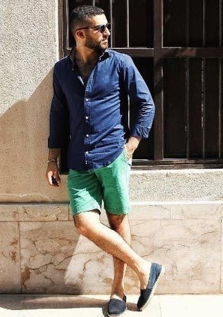 Green Shorts Outfits For Men (63 ideas & outfits) | Lookastic