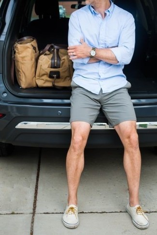 How to Wear Grey Shorts (68 looks) | Men's Fashion