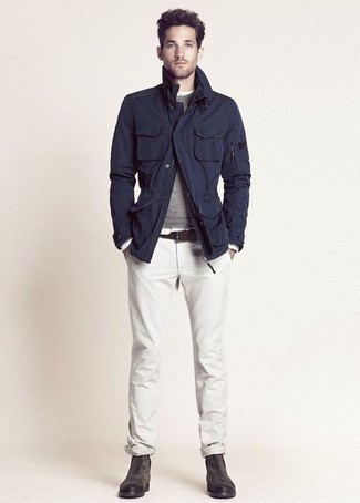 Navy Field Jacket Outfits: 