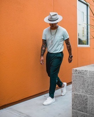 White Hat Outfits For Men: 