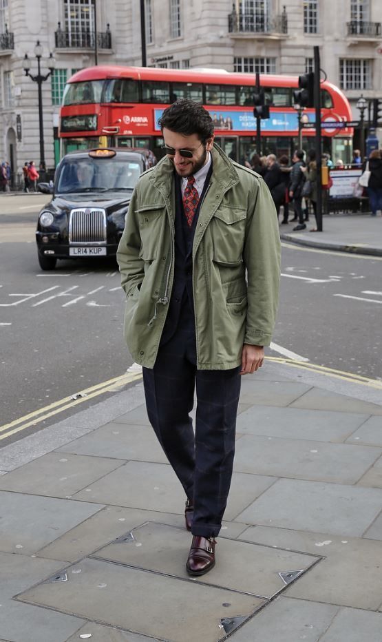 Military style sales suit jacket