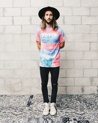 Multicolor Find Heaven Everywhere T Shirt