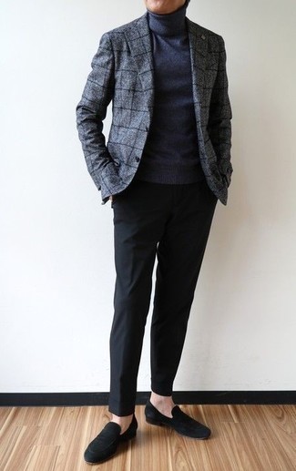 Skinny Suit Jacket In Prince Of Wales Check