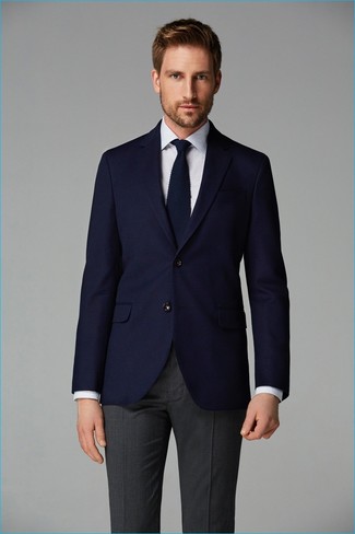 Padded Detail Single Breasted Blazer