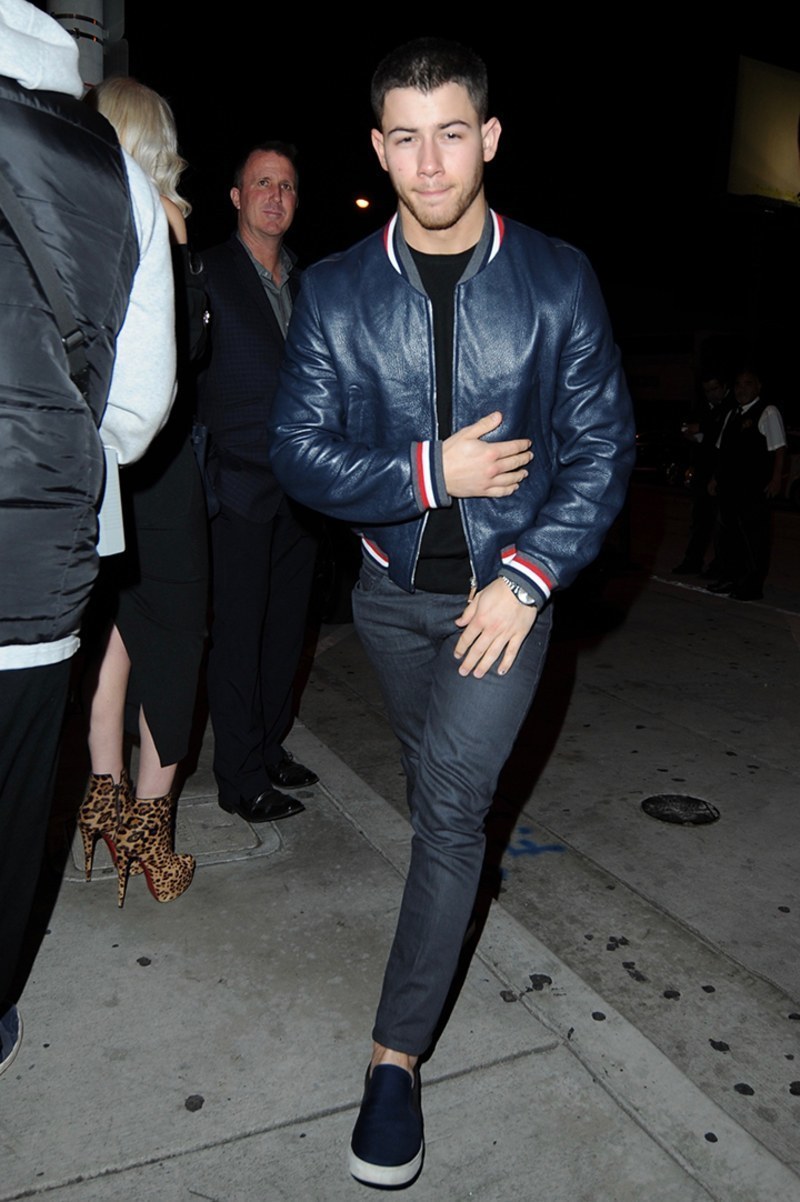 Nick jonas shop bomber jacket