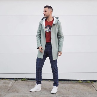 White High Top Sneakers Outfits For Men In Their 30s: 