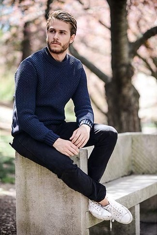 Navy Sigfred Sweater