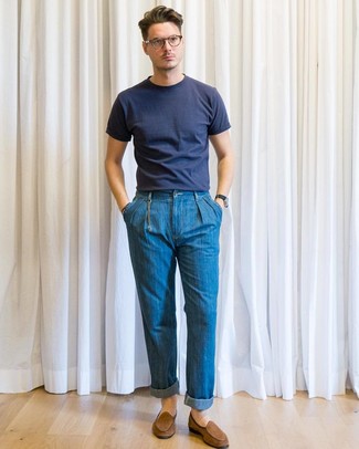 Asymmetric Waist Jeans