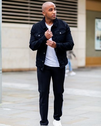Navy Denim Jacket Outfits For Men (500+ ideas & outfits) | Lookastic