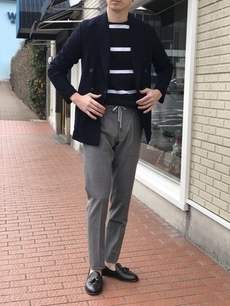 Wool Double Breasted Blazer