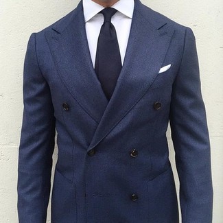 Double Breasted Notched Blazer