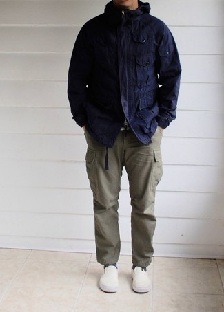 Man Quilted Field Jacket