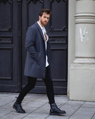 Nautical Inspired Double Breasted Overcoat