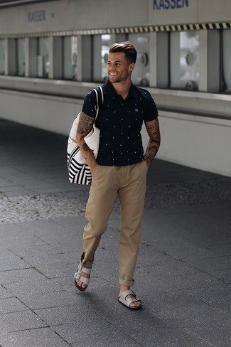 Looking for a stylish khaki pants outfit men can wear? Get streetwear outfit  ideas with khaki pants and … in 2023 | Khaki pants outfit men, Blue pants  men, Shirt outfit men