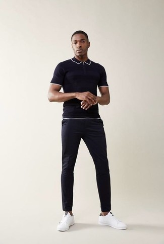 Contemporary Fit Solid Polo Shirt In Blue At Nordstrom